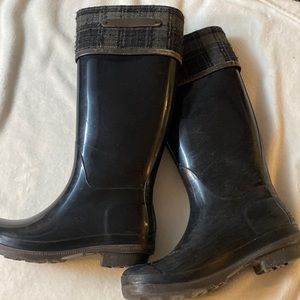 Salvatore Ferragamo rain boots women size 8
